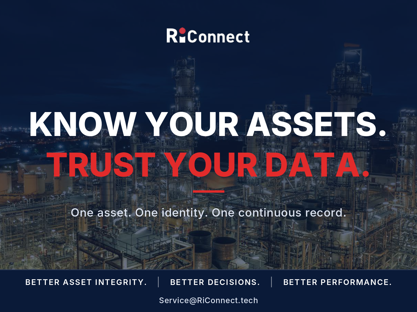 RiConnect Turns Scattered Asset Data into One Trusted Record for Every Asset