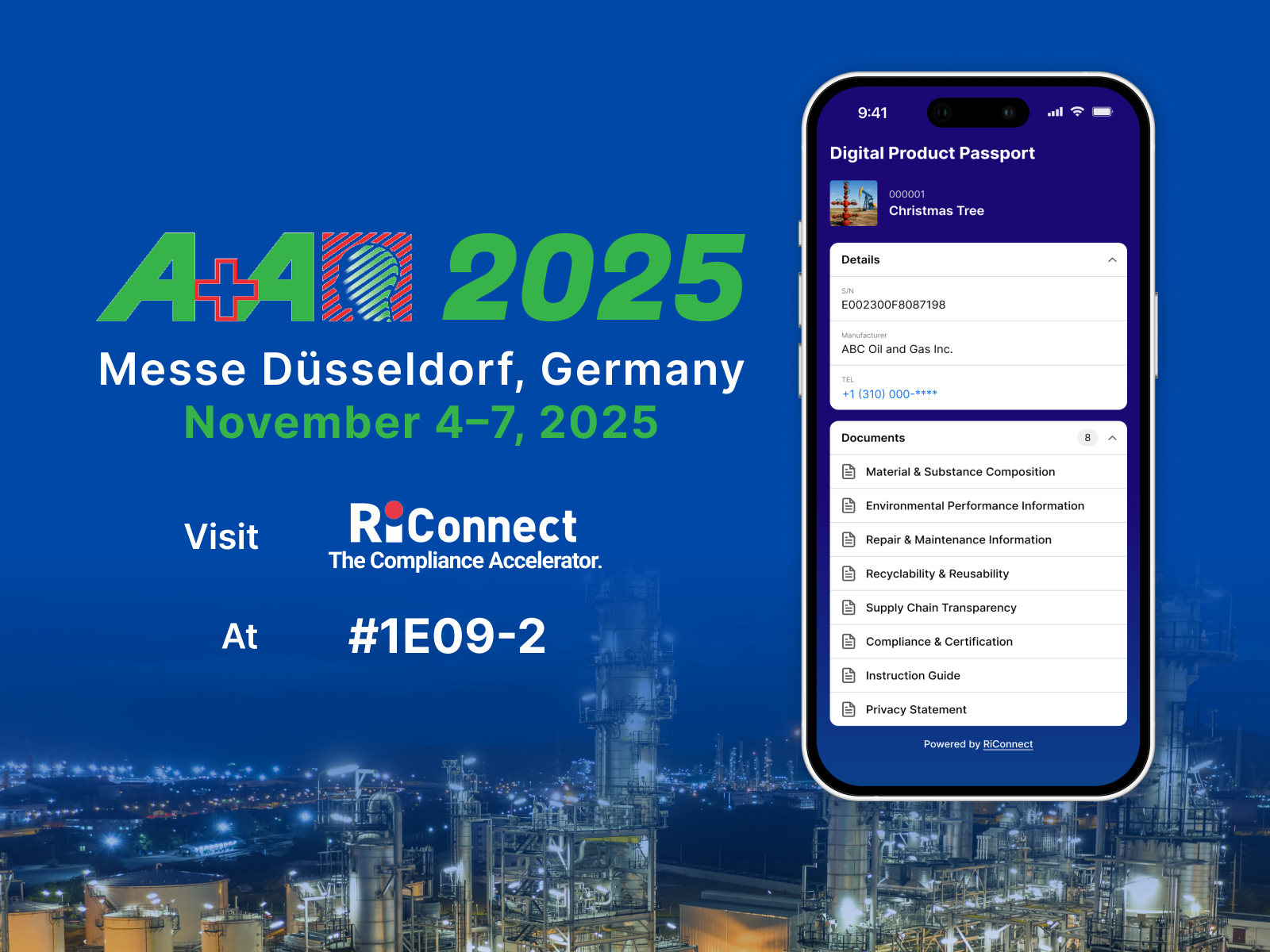 RiConnect brings DPP to A+A, shining the stage!