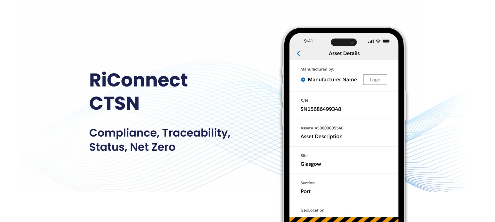 RiConnect Compliance, Traceability, Status, Net Zero Management